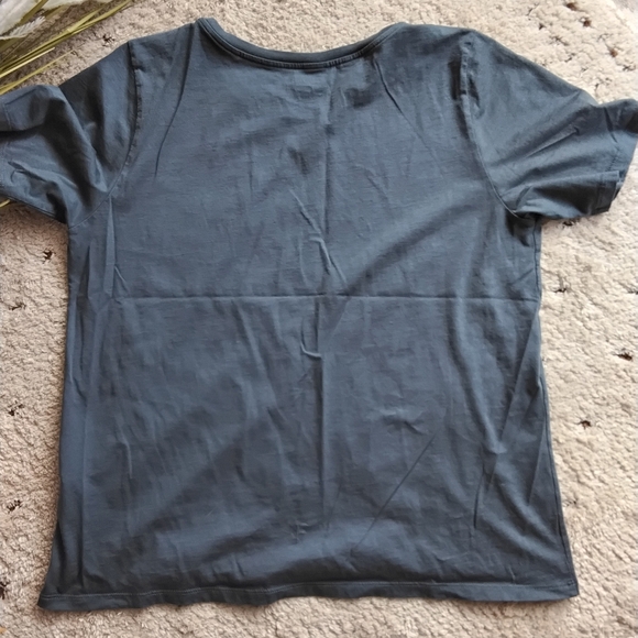 Eileen Fisher Pima Cotton T-Shirt - Picture 3 of 3